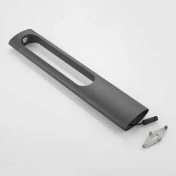 LED-gadelampe Fenti, 90 cm, antracit, aluminium^Lucande Clearance