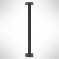 Lucande LED-gadelampe Habsa, 80 cm, antracit, metal