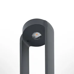 Lucande LED-gadelampe Habsa, 80 cm, antracit, metal