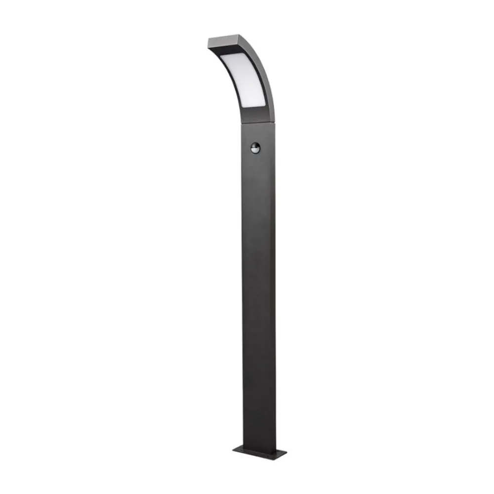 Lucande LED-gadelampe Juvia, 100 cm, bevægelsessensor, IP54