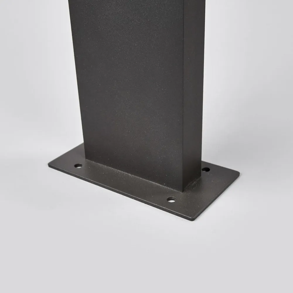 Lucande LED-gadelampe Juvia, 100 cm, bevægelsessensor, IP54