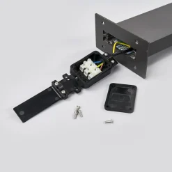 Lucande LED-gadelampe Juvia, 100 cm, bevægelsessensor, IP54