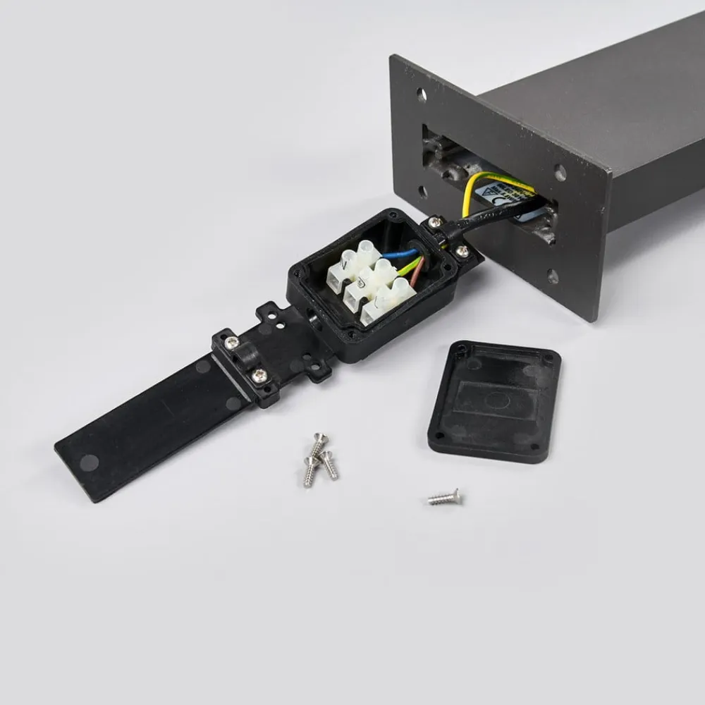 Lucande LED-gadelampe Juvia, 100 cm, bevægelsessensor, IP54