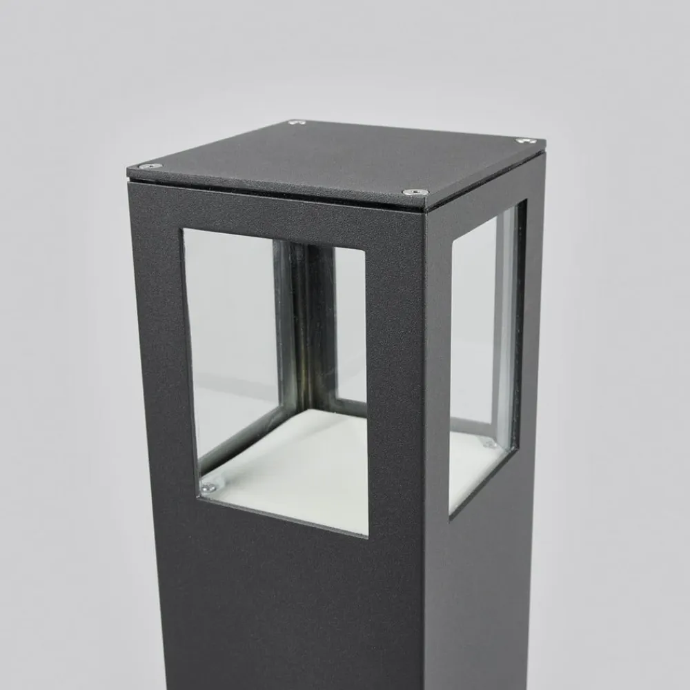 LED-gadelampe Nicola, 65 cm, antracit, P54^Lucande Online