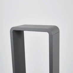 Lucande LED-gadelampe Ninon, 80 cm, antracit, metal