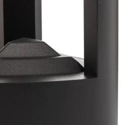 LED-gadelampe Pirron, 80 cm, trekantet, IP54^Lucande