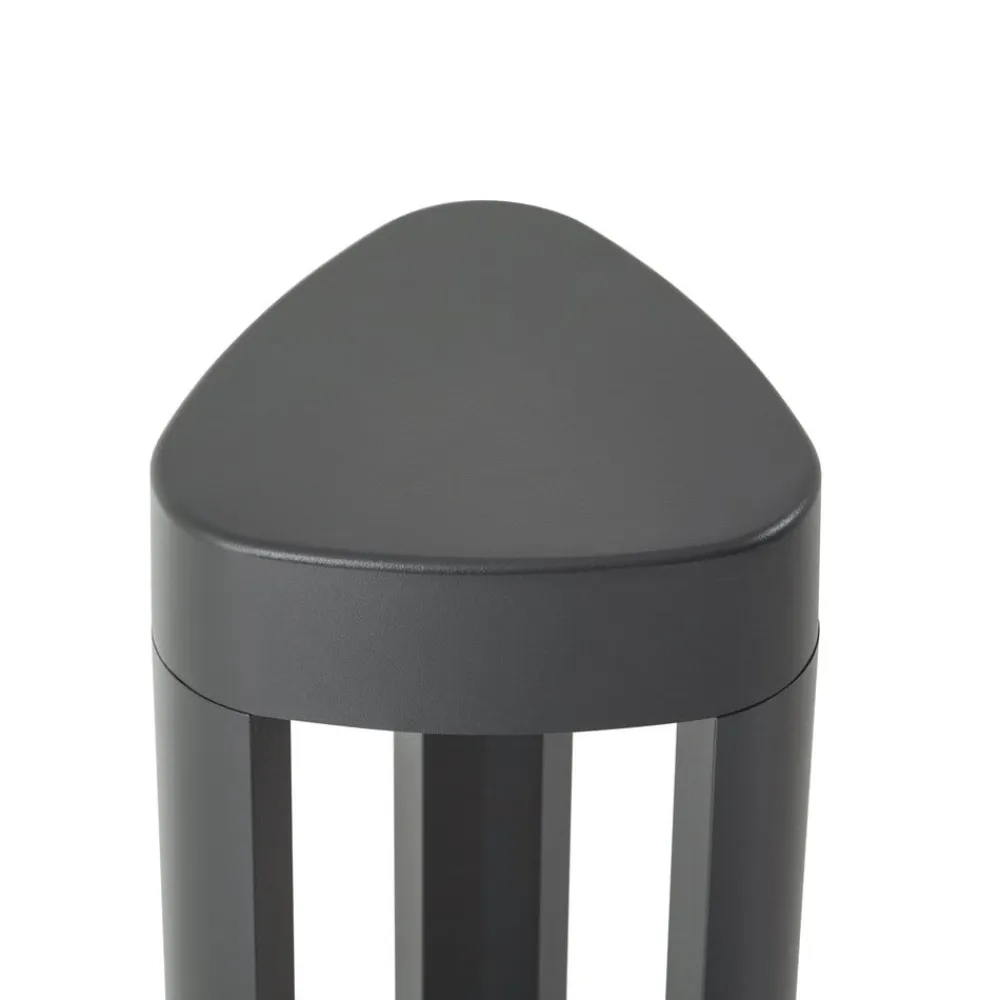 Lucande Terrassebelysning|Gadebelysning>LED-gadelampe Pirron, højde 80 cm, stikkontakt, IP54