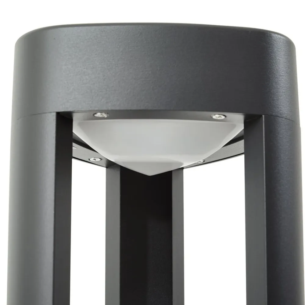 Lucande Terrassebelysning|Gadebelysning>LED-gadelampe Pirron, højde 80 cm, stikkontakt, IP54