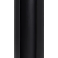 Lucande LED-gadelampe Raiku, sort, aluminium, 65 cm