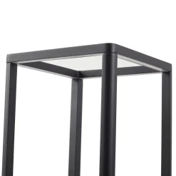 LED-gadelampe Thorvid, højde 120 cm, sort^Lucande Sale