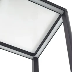 LED-gadelampe Thorvid, højde 120 cm, sort^Lucande Sale