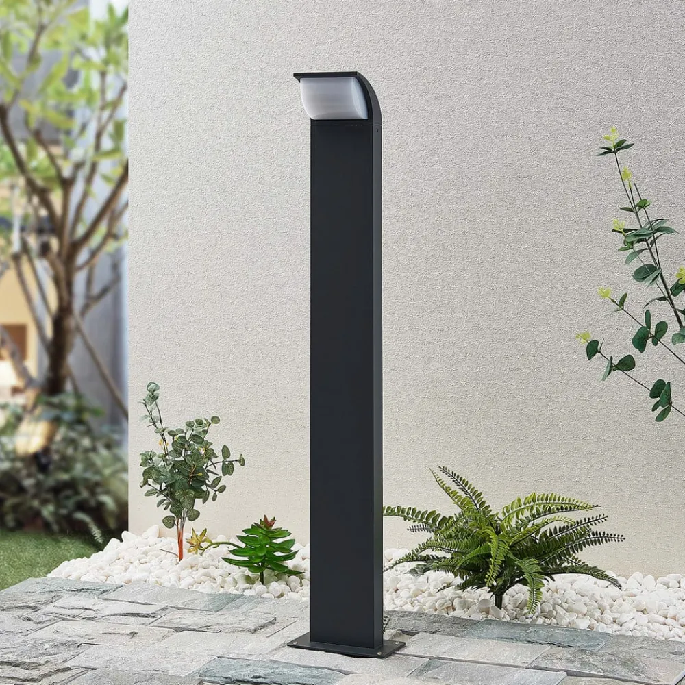 LED-gadelampe Tinna, 80 cm, antracit, IP65^Lucande Discount