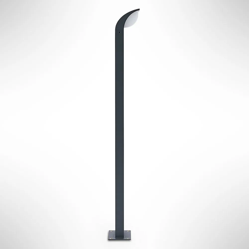 LED-gadelampe Tinna, 80 cm, antracit, IP65^Lucande Discount