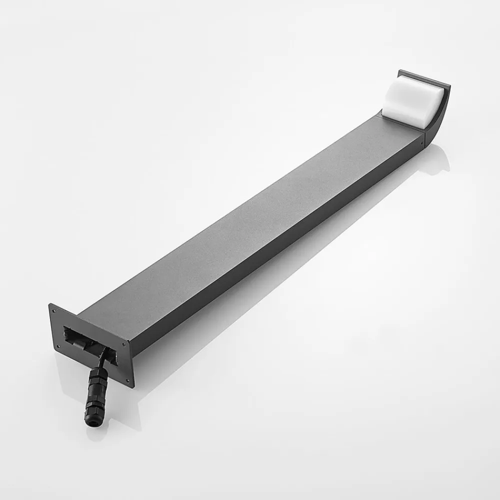 LED-gadelampe Tinna, 80 cm, antracit, IP65^Lucande Discount