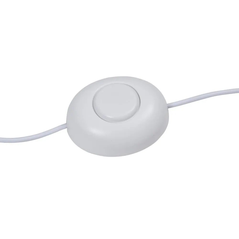 Lucande LED-gulvlampe Audrina, beige, metal, dæmpbar