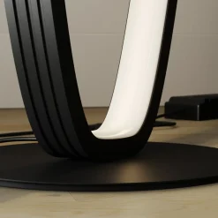 Lucande LED-gulvlampe Bronwyn, 122 cm, antracit, aluminium