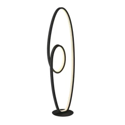 Lucande LED-gulvlampe Bronwyn, 122 cm, antracit, aluminium