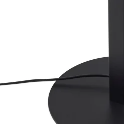 LED-gulvlampe Ilian, sort, metal, CCT, dæmpbar^Lucande Discount