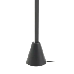 LED-gulvlampe Linija, sort, højde 110 cm, sensor^Lucande Online