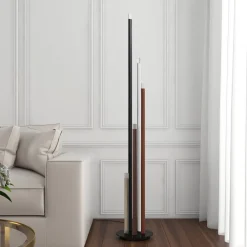 LED-gulvlampe Stoika, 150 cm, 5 lyskilder, metal^Lucande Discount