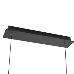 LED-hængelampe Alevia, sort/guld, CCT^Lucande Best