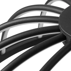 LED-hængelampe Attea, sort, Ø 40 cm, aluminium^Lucande Sale