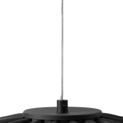 LED-hængelampe Attea, sort, Ø 40 cm, aluminium^Lucande Sale