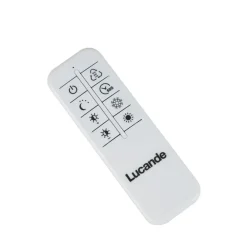 Lucande LED-hængelampe Daelor, sort/alu, CCT, dæmpbar