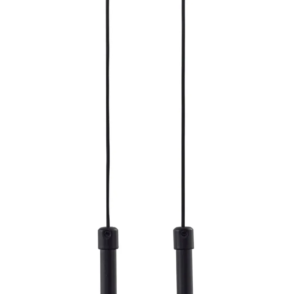 Lucande LED-hængelampe Dain, 1 lyskilde, røggrå, glas