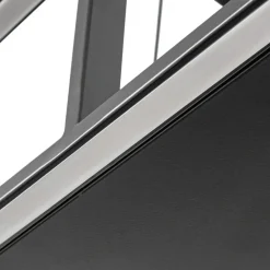 Lucande LED-hængelampe Estante, sort, dæmpbar