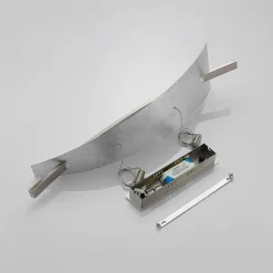 Lucande LED-hængelampe Marija, 91 cm, sølv, dæmpbar