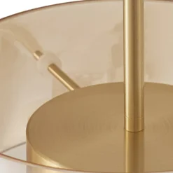 Lucande LED-hængelampe Martis, ravfarvet, 3 lyskilder, dæmpbar