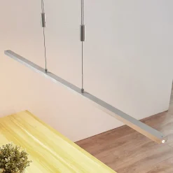 LED-hængelampe Myron, touchdæmper, CCT, aluminium^Lucande Best