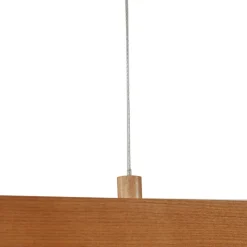 LED-hængelampe Nihalo, træ, 122 cm, dæmpbar, CCT^Lucande Hot