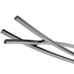 Lucande LED-hængelampe Sayori, 98 cm, sort, dæmpbar