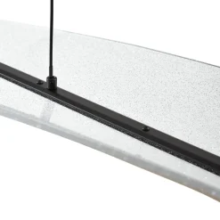 LED-hængelampe Vellia, sort, længde 112 cm, CCT^Lucande Discount
