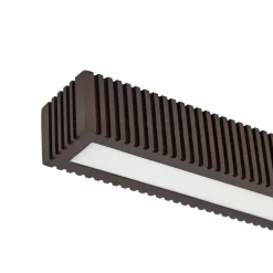 LED-loftlampe Emara, mørkt træ, eg, dæmpbar^Lucande Hot