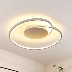 Lucande LED-loftlampe Enesa, 63 cm, CCT, fjernbetjening, dæmpbar