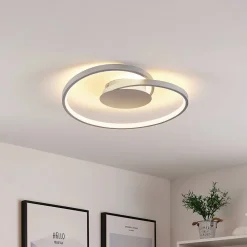 LED-loftlampe Enesa, Ø 46 cm, 2.700 K, dæmpbar^Lucande Best