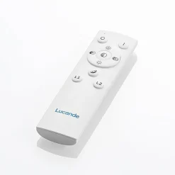 Lucande LED-loftlampe Noud, 65 cm, sølv, metal, CCT