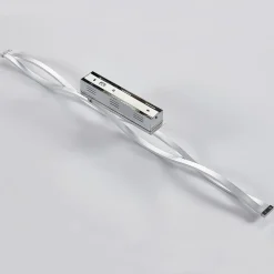 Lucande LED-loftlampe Roan, 115 cm, krom, stål