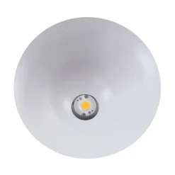 LED-loftslampe Orasa, glas, hvid/klar, Ø 43 cm^Lucande Outlet