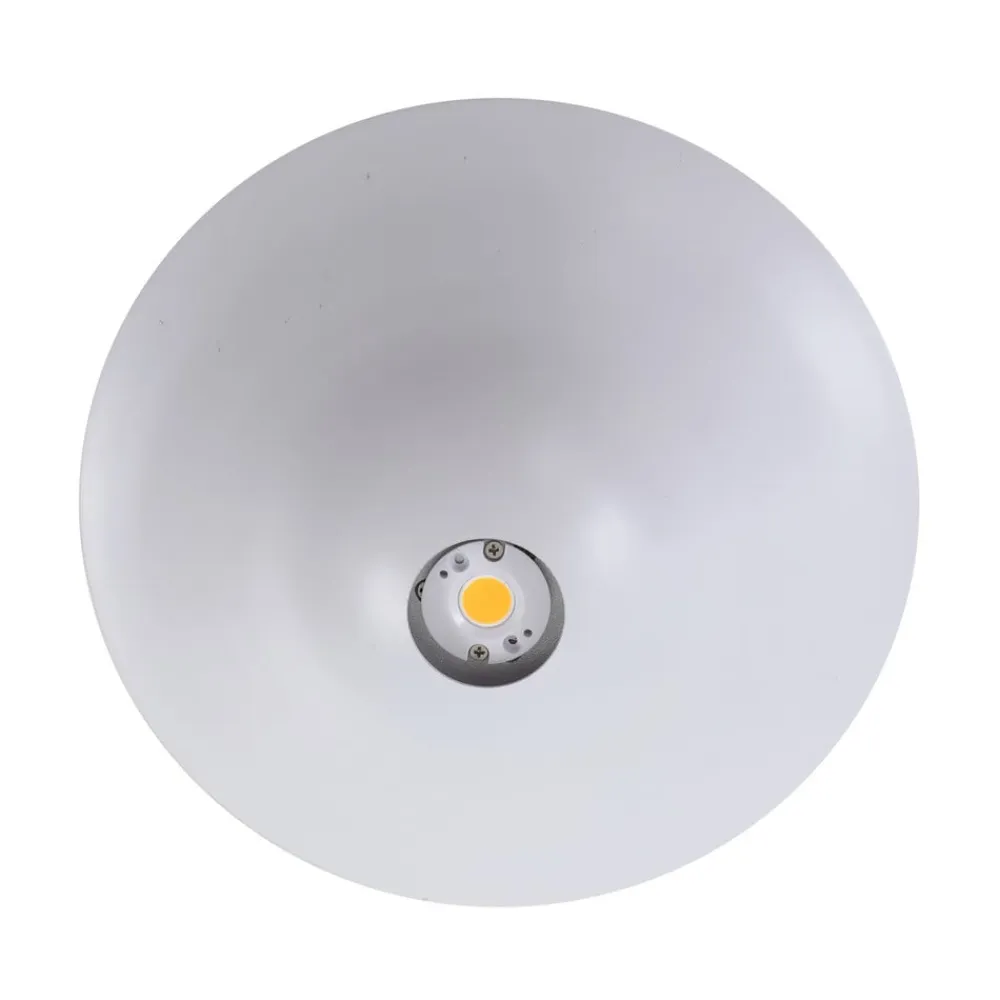LED-loftslampe Orasa, glas, hvid/klar, Ø 43 cm^Lucande Outlet