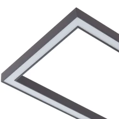 LED-loftslampe Tjado, 120 cm lang, sort, metal^Lucande New