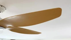 Lucande LED-loftventilator Omendo, hvid, DC, støjsvag, CCT