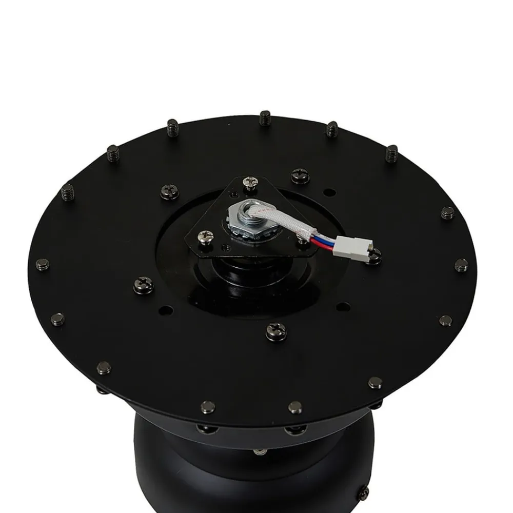 Lucande LED-loftventilator Omendo, sort, DC, støjsvag, CCT