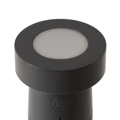 LED-peberkværn Pepper, mørkegrå, batteri, IP44^Lucande Best