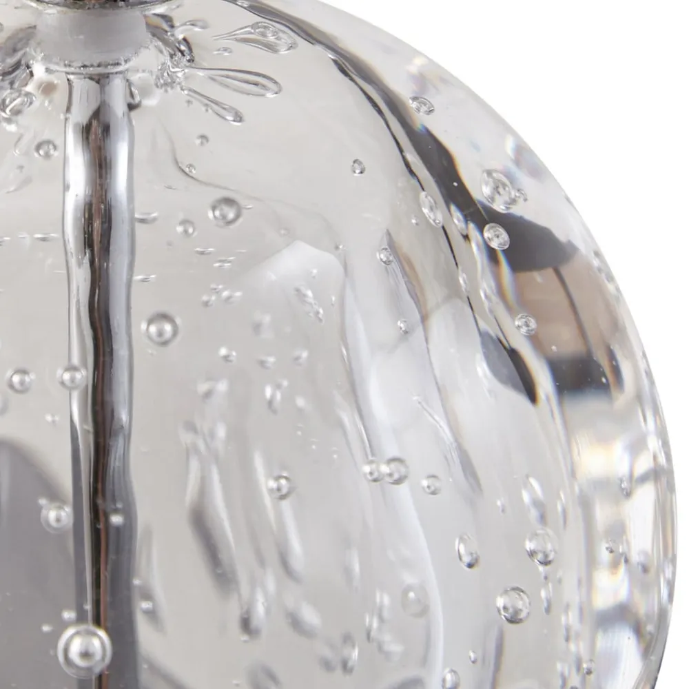 LED-pendellampe Hayley, Ø 25 cm, 3 lyskilder, krom, glas^Lucande New