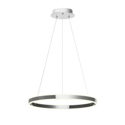 LED-pendellampe Lyani, Ø 60 cm, krom, dæmpbar^Lucande Sale