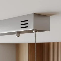 LED-pendellampe Lyani, 85 cm, 2 lyskilder, krom, dæmpbar^Lucande Discount